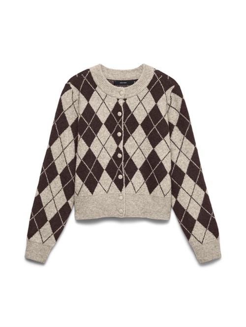 VM Halo Strik Cardigan med Harlekin Tern